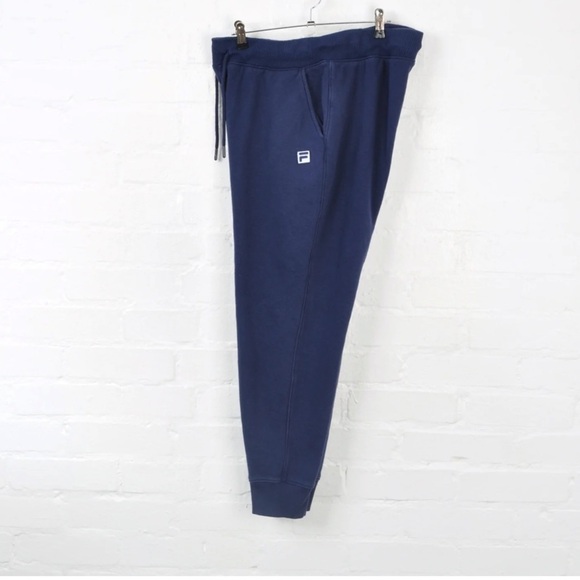 FILA Sweat Pants in Black & Navy Blue Pack - Picture 8 of 15